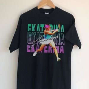 Ekaterina Alexandrova - Wta Graphics T-shirt - Unisex Black T-Shirt